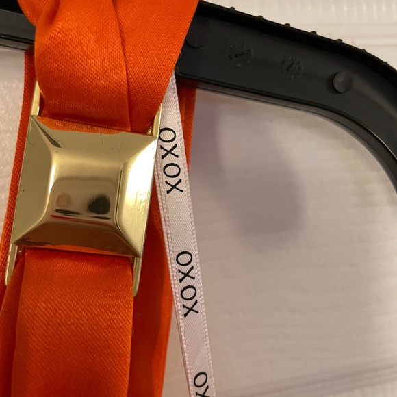 XOXO Coral Orange And Purple Color Block Dress. Size 11/12. - Picture 7 of 8